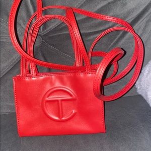 Small Red Telfar bag